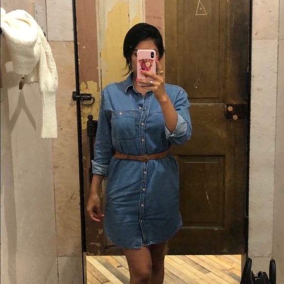 Topshop Dresses & Skirts - 💛TOP SHOP DENIM T-SHIRT DRESS
